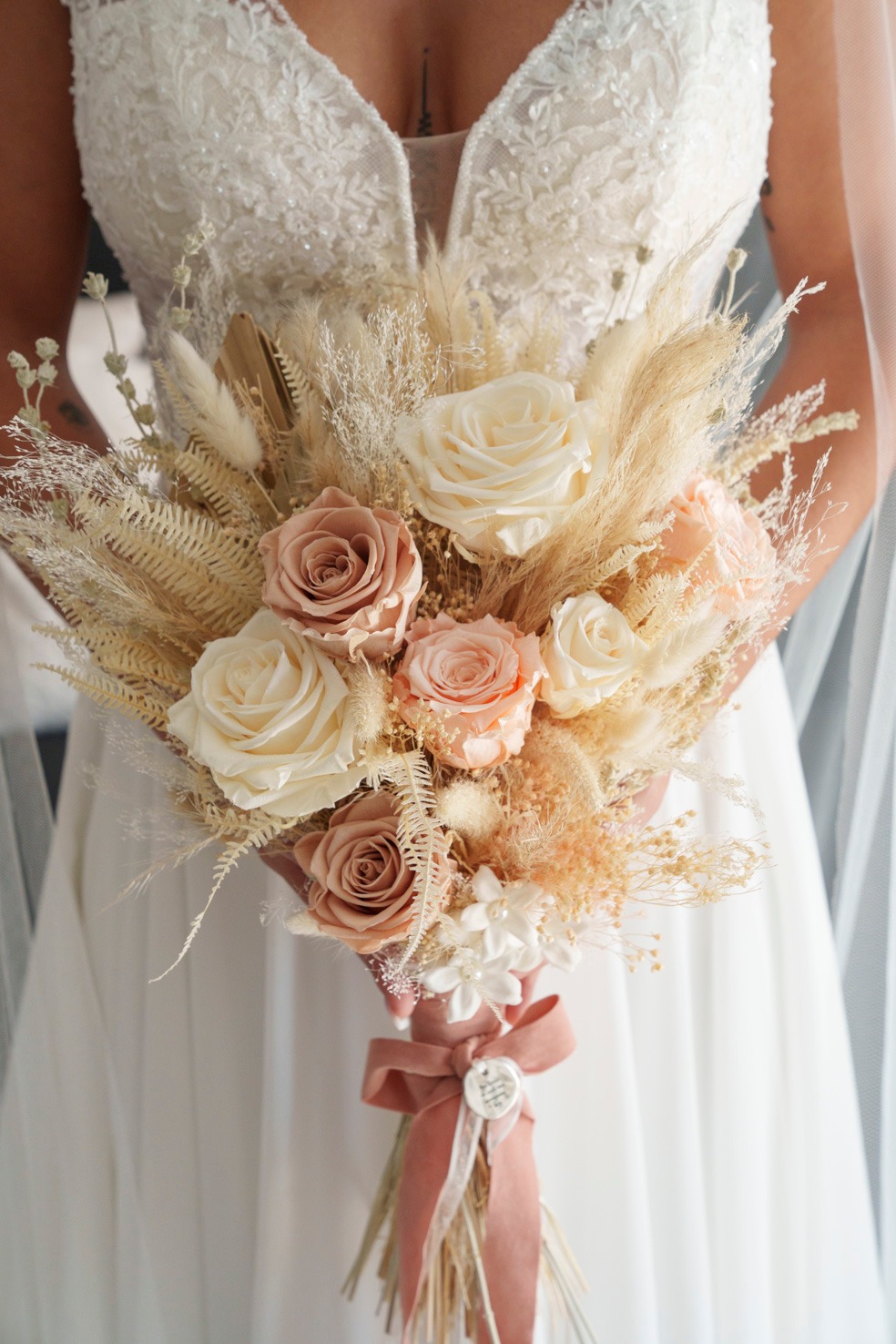 GLAM-BOHO-FloresAkita_Ramo novia preservado_romantico