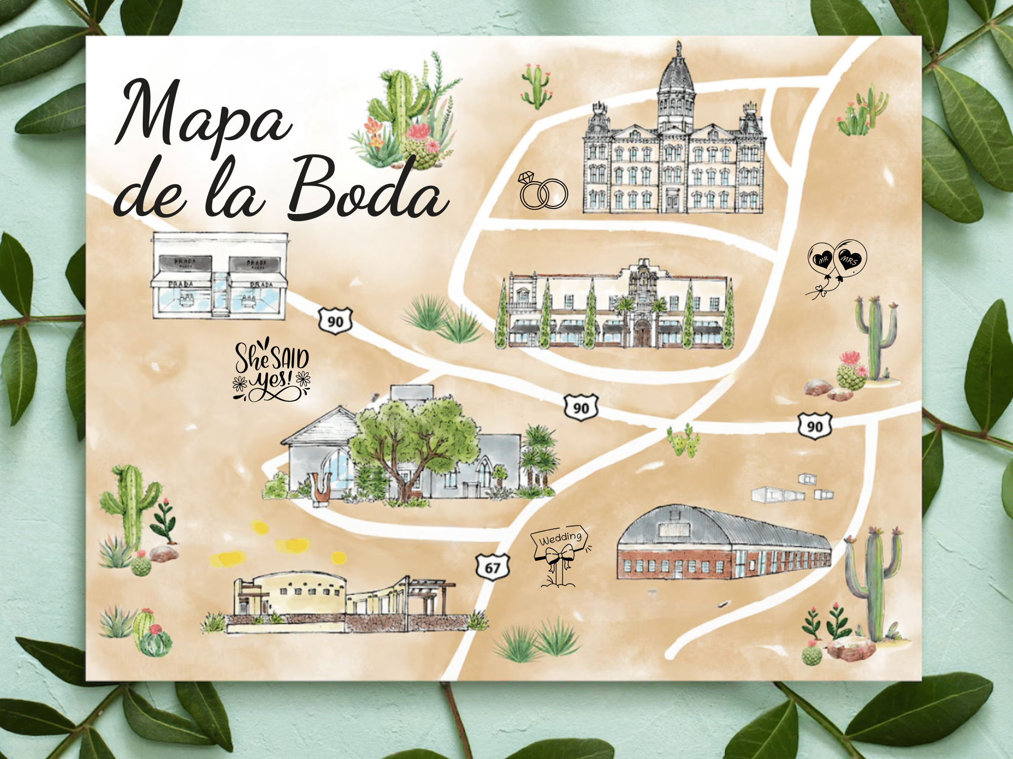 Mapa de la Boda