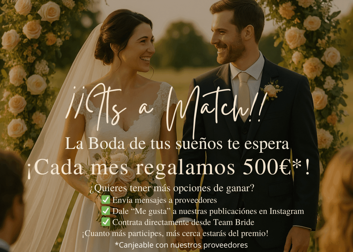 ¡Cada mes regalamos 500 €! Somos proveedores que soñaron con algo distinto... y lo hicimos realidad.