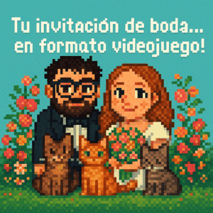 GamWed – Invitaciones de boda en formato videojuego