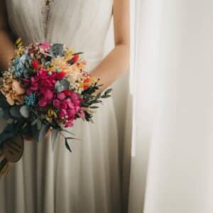 Maria y sus flores
