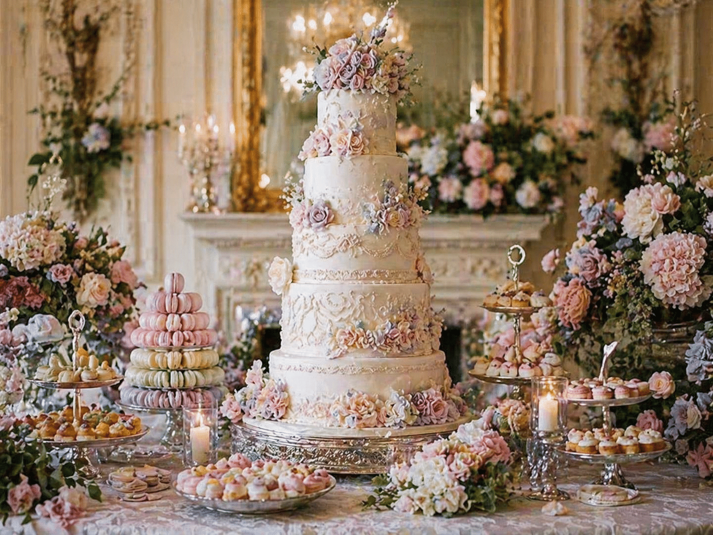 Tarta de boda artística para bodas 2026