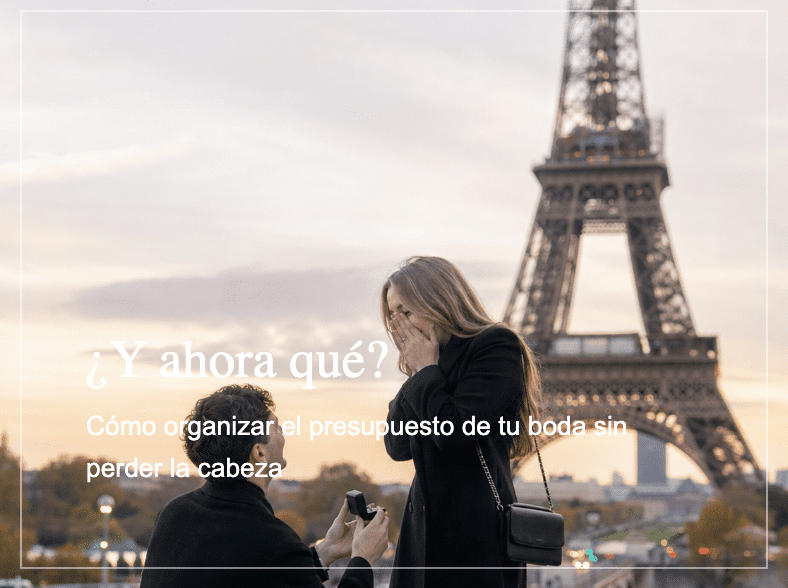 Cómo organizar el presupuesto de tu boda